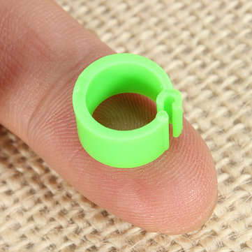 150Pcs Bird  Leg Bands for Pigeon Parrot Finch Canary Hatch Poultry Pet Toys