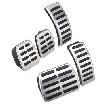 Car Pedal Pad Stainless Steel Pads Foot For VW Polo Golf 4 Bora Beetle RSi GTI R32/ Au... (TYPE5: B)