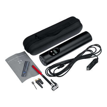 12V 150PSI Hand-held Air Pump Portable Air Compressor for Motorcycle Bicycle Car ... (COLOR.: BLACK)