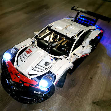ONLY LED Light Lighting Kit For Lego 42096 Technic Porsche 911 RSR Bricks Toys