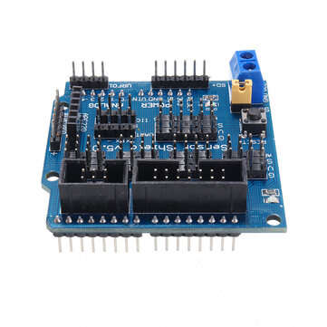 UNO R3 Sensor Shield V5 Expansion Board Geekcreit for Arduino - products that work with official Ard