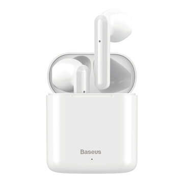 Baseus Encok W09 TWS Wireless Earbuds bluetooth 5.0 Earphone Touch Control Bass S... (COLOR.: WHITE)