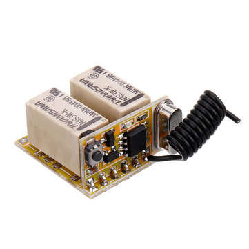 DC3.7V/5V/12V 315MHz Wide Voltage 2 Way Remote Control Switch Miniature Universal Learning Code Supp