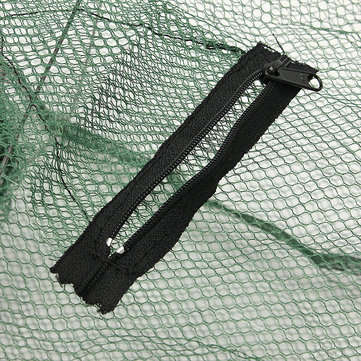 ZANLURE 22x45cm Folding Fishing Net Shrimp Crayfish Lobster Prawn Bait Mesh Trap