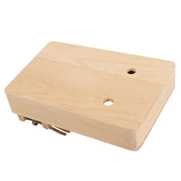 17 Keys DIY Painting Pine Wood Beechwood Kalimbas Thumb Piano Finger Percussion with Tuning Hammer