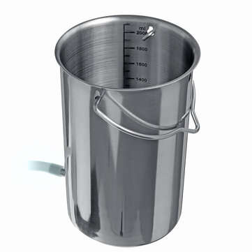 2L Non-Toxic Stainless Steel Enema Bucket Tools Kit Douche 2M Tube Reusable Medical Detox Enema Buck