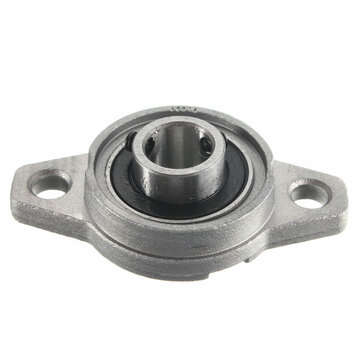 2pcs KFL001 Zinc Alloy Pillow Block Flange Ball Bearing 12mm Bore Diameter KFL Bearing