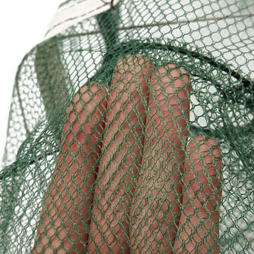 ZANLURE 22x45cm Folding Fishing Net Shrimp Crayfish Lobster Prawn Bait Mesh Trap