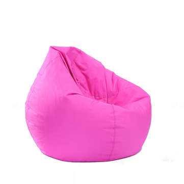 80x90cm Portable Lounge Bean Bag Cover 420D Oxford Waterproof Lazy Sofa Chair Dust... (COLOR1: ROSE)