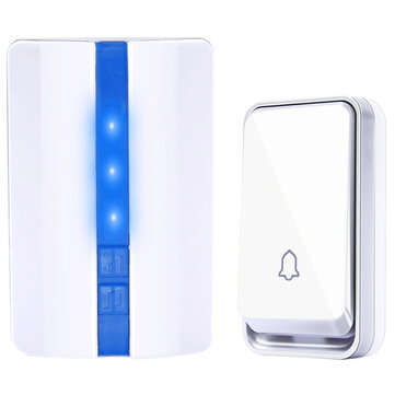 SMATRUL K33 Self-powered Waterproof Wireless DoorBell No Battery Smart Door Bell Chi... (TYPE: 1TO1)