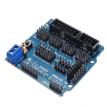 UNO R3 Sensor Shield V5 Expansion Board Geekcreit for Arduino - products that work with official Ard