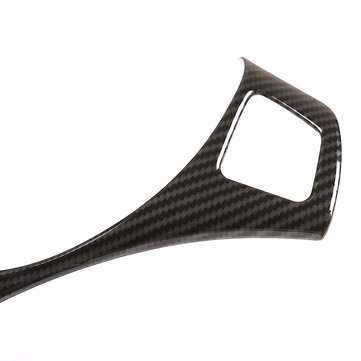 Carbon Fiber Style Steering Wheel Button Decoration Frame Trim Cover Sticker For BMW 3 Series E90 E9