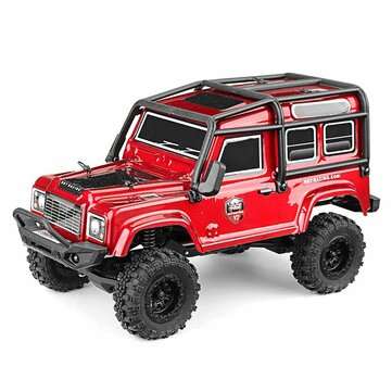 RGT 136240 V2 1/24 2.4G RC Car 4WD 15KM/H Vehicle RC Rock Crawler Off-road (COLOR1: RED)