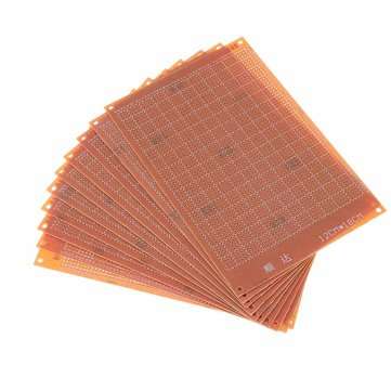 10pcs Universal PCB Board 12x18cm 2.54mm Hole Pitch DIY Prototype Paper Printed Circuit Board Panel
