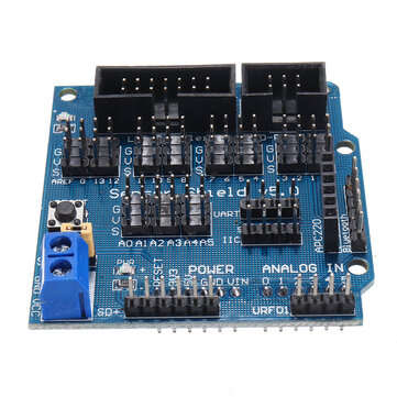 UNO R3 Sensor Shield V5 Expansion Board Geekcreit for Arduino - products that work with official Ard