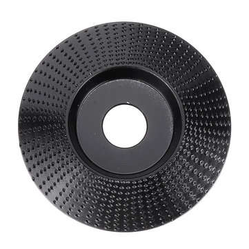 Drillpro Black 100x16/110x22mm Bevel Arc Wood Carving Disc Tungsten Carbide Sha... (DIAMETER: 110MM)