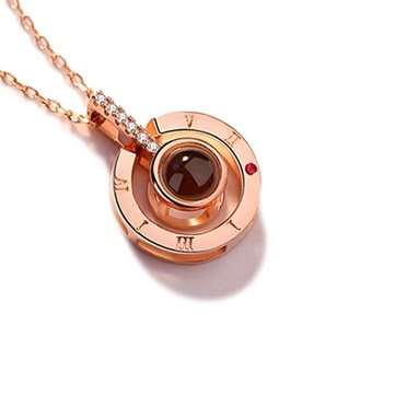 100 Languages I Love You Pendant Necklace (COLOR.: #01)