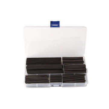 170PCS Waterproof Heat Shrink Tube Tubing Assortment Marine Electrical Wire 2:1 Ratio