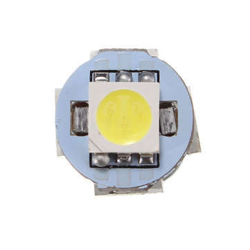 2PCS BAX9S H6W 5-SMD LED Side Marker Lights Tail Parking Interior Bulbs Canbus Error Free 12V 6000K
