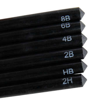 6PCS Sketch Pencils Painting Pencil HB# 2H# 2B# 4B# 6B# 8B# Sketch Drawing Writing Graphite Pencil A