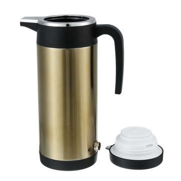 1200ml 12V Car Electric Water Mug Heater Temperature Control Kettle Heating Cup