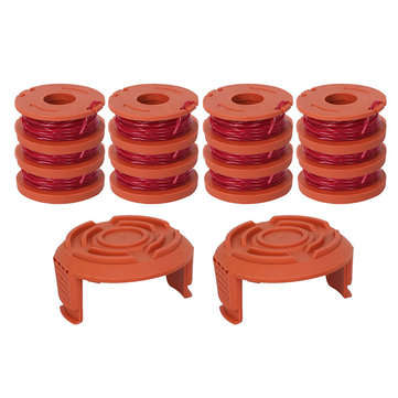 Grass Trimmer Head Spool Line String with Spool Coil Cap Cover for Worx WA0010 WG150 W... (SIZE: #3)