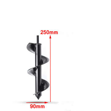 9x25/40cm Garden Drill Bit Earth Drill Hole Post Planting Auger Drill For Electric Drill (SIZE: 1#)