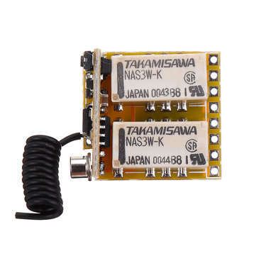 DC3.7V/5V/12V 315MHz Wide Voltage 2 Way Remote Control Switch Miniature Universal Learning Code Supp