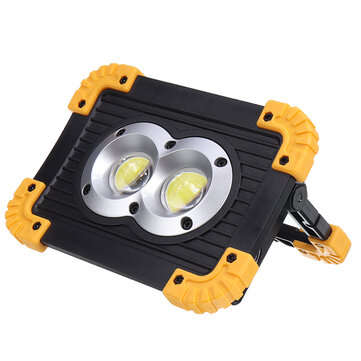 350W COB Flood Light LED Camping Light USB Rechargeable IP42 Waterproof 3 Mode Emergenc... (TYPE: C)