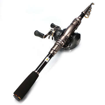 1.8M 5.9Ft Telescopic Fishing Rod Spinning Fishing Pole