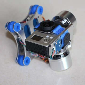 2 Axis Brushless Action Camera Gimbal with Controller Support Remote Control for GoPro 3 FPV Racing