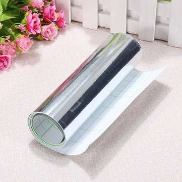 15 x 152cm Auto Sticker Silver Chrome Wrapping Vinyl 5.9"x60"