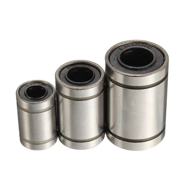 LM6UU/LM8UU/LM10UU Linear Bearing Steel 3D Printer Accessories (Size LM8UU)