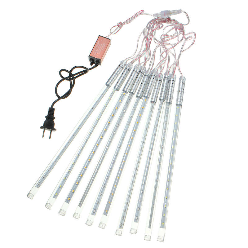 10 Tube 30CM LED Meteor Shower Rain Fall Outdoor Christmas Xmas String Tree Light