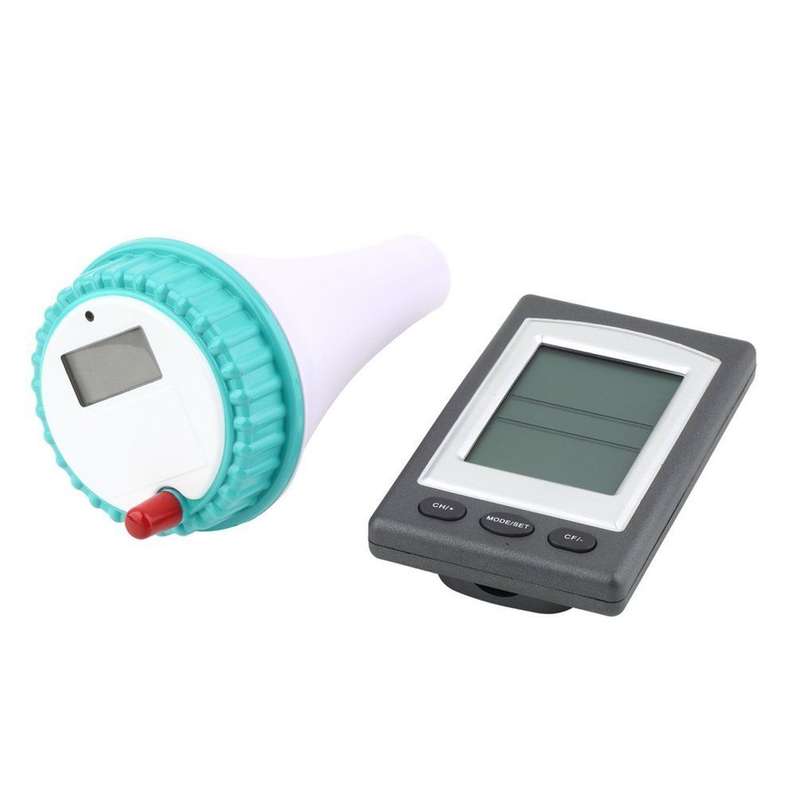 Solar Powered Digital Wireless Swimming Pool Thermometer SPA Floating Temperature Meter with 3 Chann