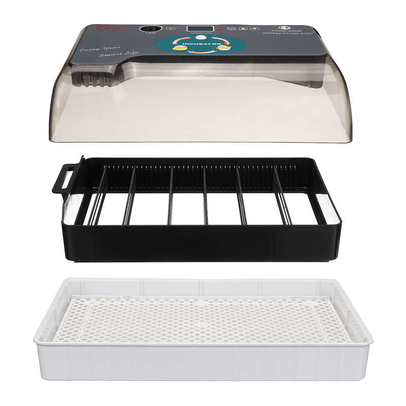 Incubators for Hatching Eggs 12Pc Eggs Digital Household Micro Mini Incubator fo (Plug 220V EU Plug)