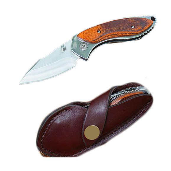 271 163mm 12C27M Steel Tactical Folding Knife Outdoor Survival Hunting Knives Fishing Line Tyer