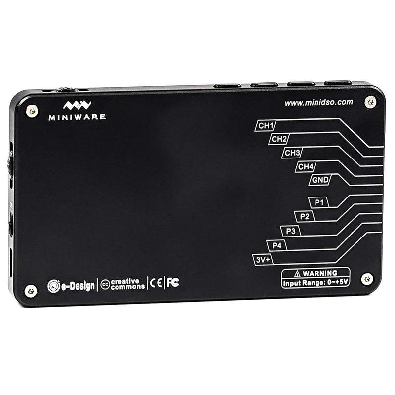 LA104 Digital Logics Analyzer 2.8 inch Screen 4 Channels Oscilloscope SPI IIC UART Programmable 100M