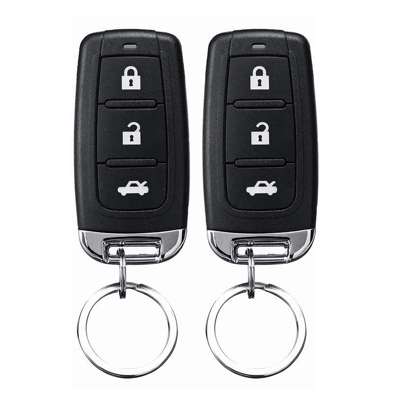 Universal Vehicle Central Locking Kit & Car Alarm System with Immobiliser Shock