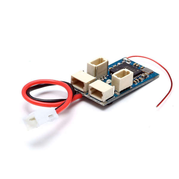 2.4G 4CH Micro Low Voltage DSM2 DSMX Compatible Receiver Built-in Brushed ESC