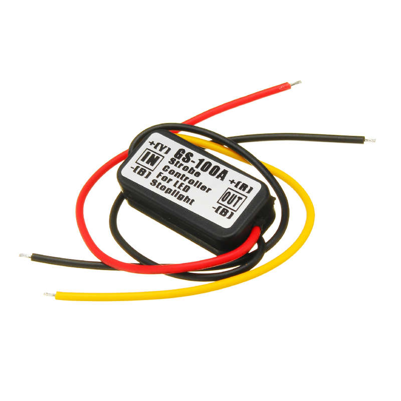 12V Waterproof Flash Strobe Controller Flasher Module For Car Led Brake Stop Lights Lamp