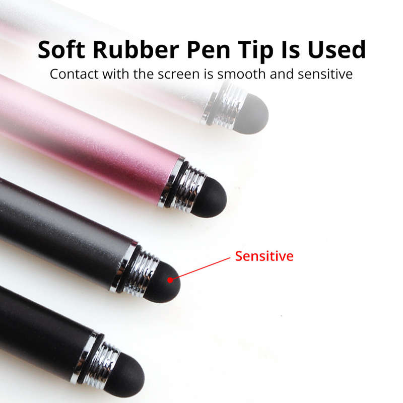 FONKEN Stylus Pen Universal 2 In 1 High Sensitive Double-Headed Capacitive Pen Touch Screen Stylus D