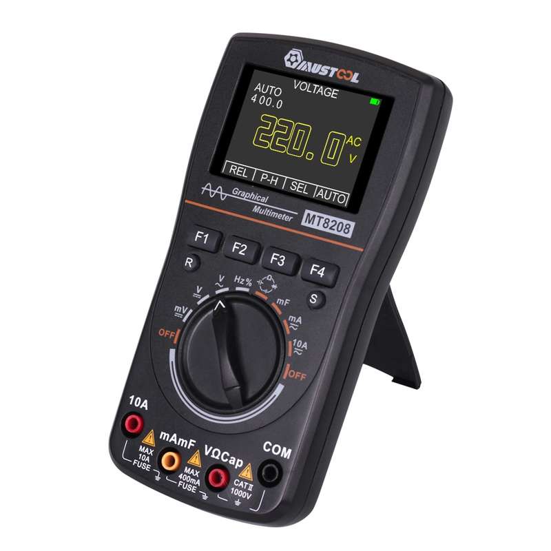 MUSTOOL MT8208 HD Intelligent Graphical Digital Oscilloscope Multimeter