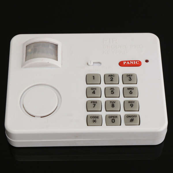 New PIR Wireless Motion Sensor Alarm with Security Keypad for Home Door Garage Shed