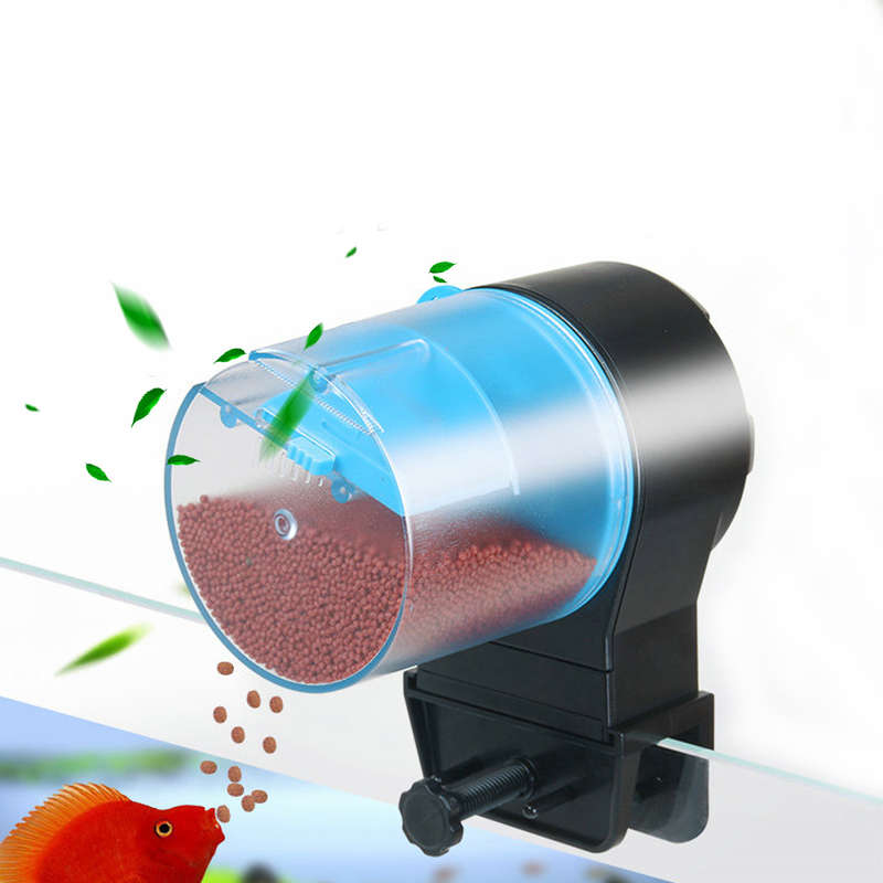 Automatic Feeder Food Dispenser USB Rechargeable for Aquarium Fish Shr