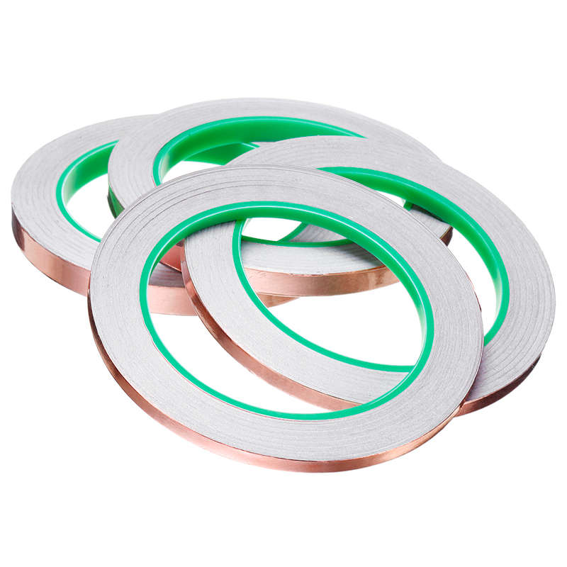 50M Copper Foil Tape Conductive Adhesive for EMI Shielding Heat Resist Tape (Length 5mm)