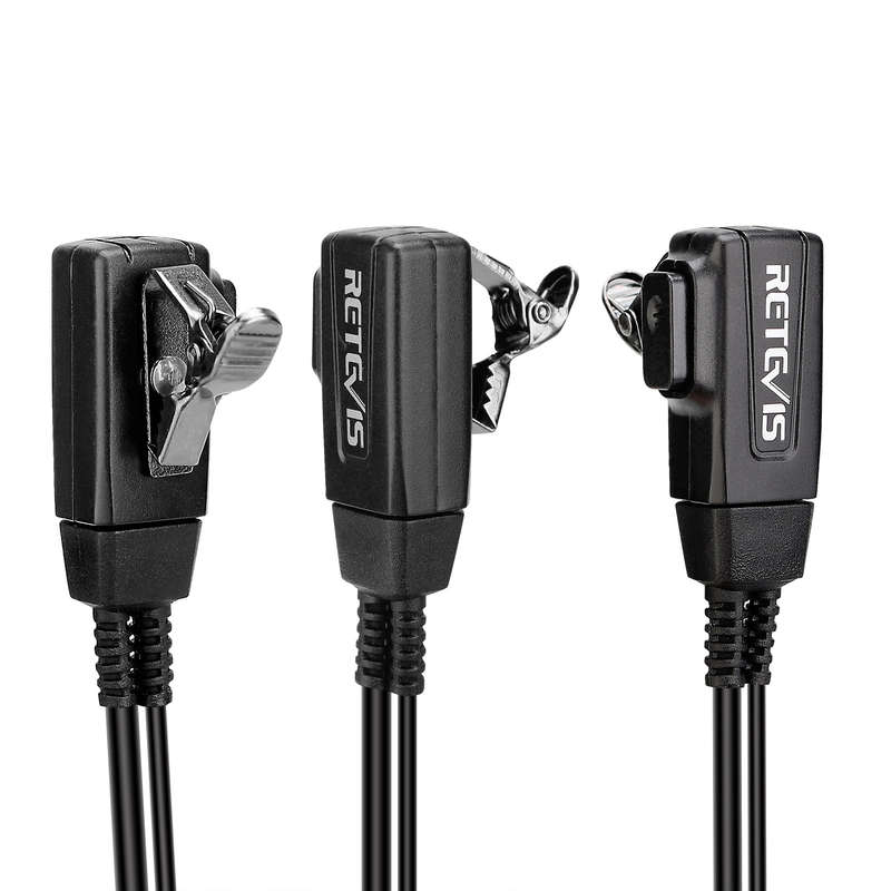RETEVIS Empty Conduction Headphones  with PTT Microphone for All Walkie-Talkies with Kenwoood Dual-p