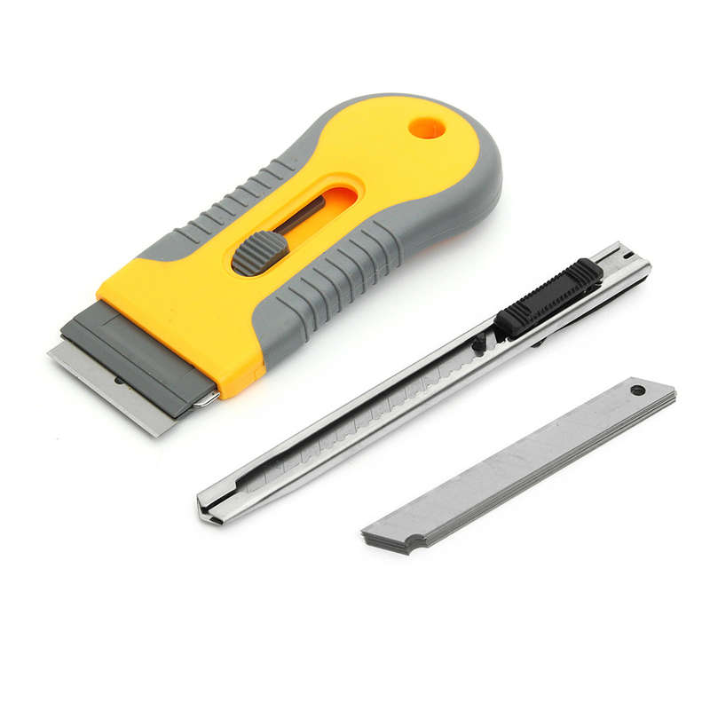 New Professional Window Tint Tools Kit Film Tinting Scrapers Vinyl Sheet Installation
