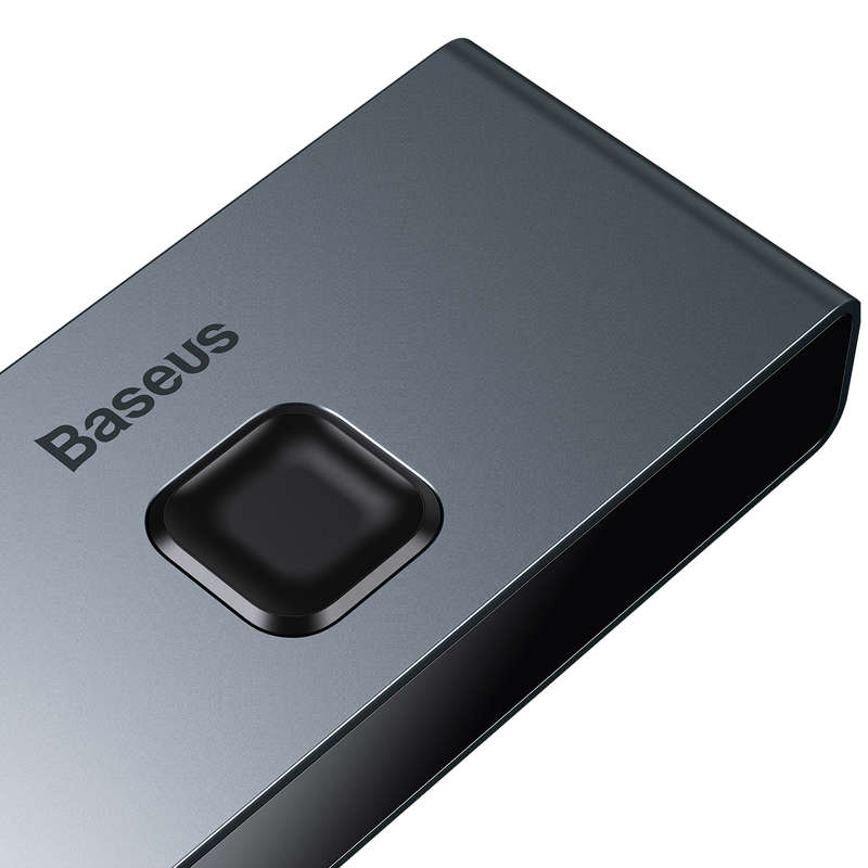 Baseus 4K HDMI Splitter Two-way Switch Digital Light Display 1-in-2 or 2-in-1 Dual Modes Audio Vi...