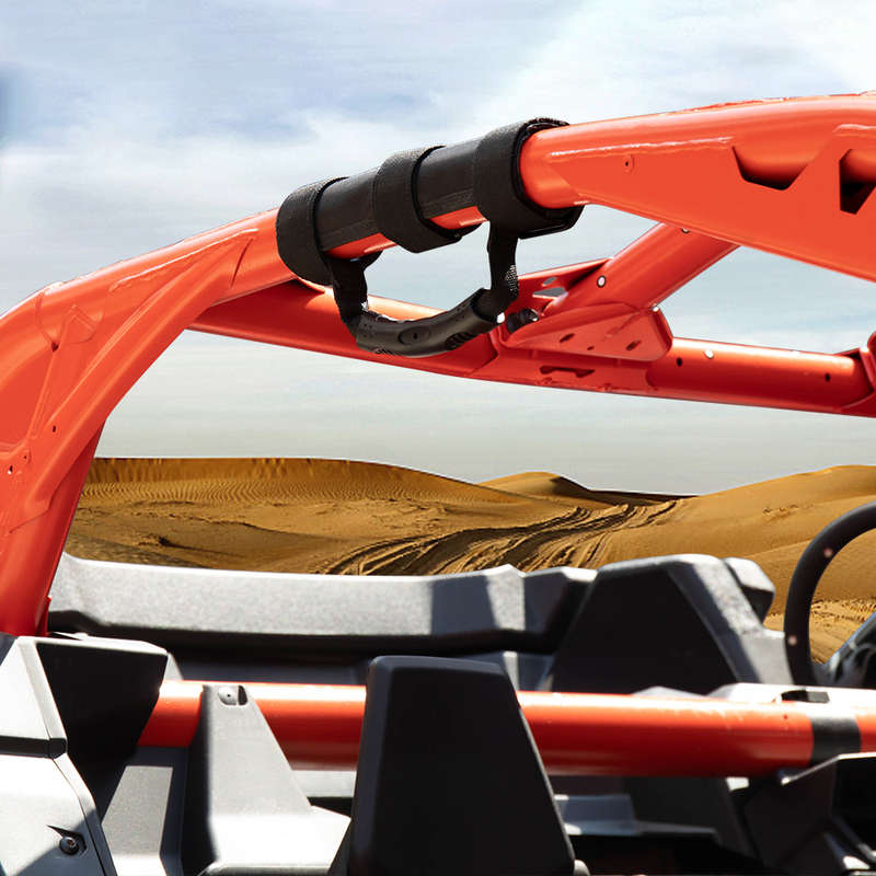 2Pcs UTV ATV Universal Sports Roll Bar Cages Grab Handle Hold For Jeep
